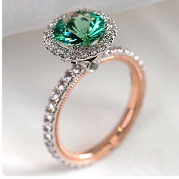 Jewelry - NEW 925 Sterling Silver Gorgeous Two tone Ring